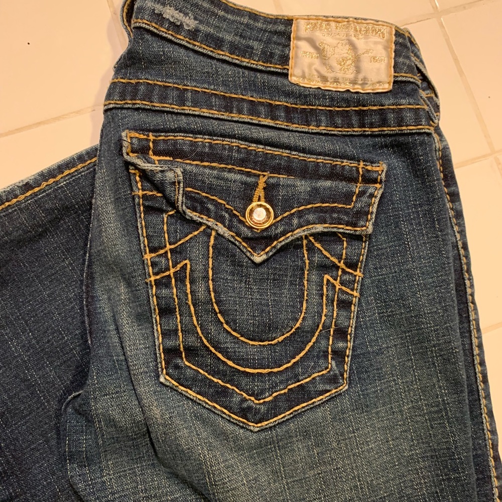 True Religion Blue Jeans Size 29 straight leg